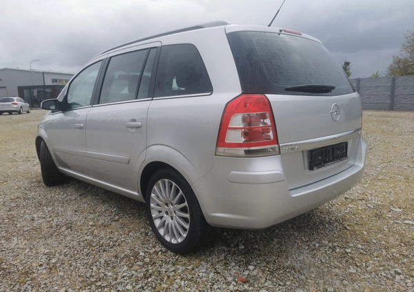 Opel Zafira cena 13900 przebieg: 227000, rok produkcji 2008 z Sianów małe 191